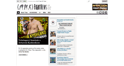 Desktop Screenshot of fightnews.sk