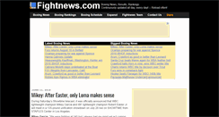 Desktop Screenshot of fightnews.com